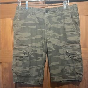 Lucky Brand Green Cargo Shorts